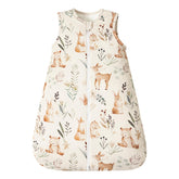 PHF 100% cotton baby sleep sack with woodland pattern offers cozy winter warmth.