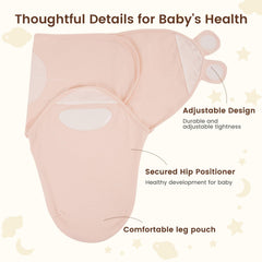PHF cotton baby swaddle fabric texture emphasizes breathable moisture-wicking feel
