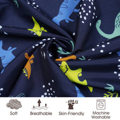 PHF dinosaur bassinet sheets three-pack, gift-ready packaging and versatile dinosaur decor.
