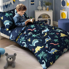 PHF dinosaur bedding set fitted sheet with 360° elastic pocket