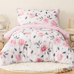 PHF floral-toddler-comforter plush warmth for restful nights.