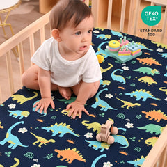 PHF mini crib sheet fits 1-5 inch mattresses confidently for secure coverage