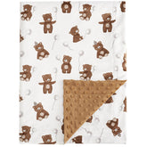 PHF Minky Baby Blanket with soft fabric for cozy newborn comfort.