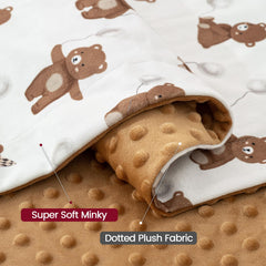 PHF Minky 30x40 newborn size ideal for cribs and strollers.