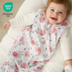 PHF sleep sack knit weave close-up reveals soft double-knit texture.