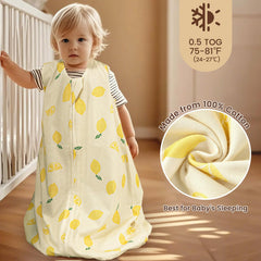 PHF Sleep Sack on baby demonstrates roomy hips and legs for comfortable movement