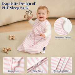 PHF organic cotton fabric close-up emphasizing breathable, soft texture for year-round comfort