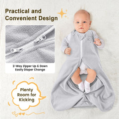 PHF large-space sleep sack supports natural movement while staying warm through fall and winter nights.