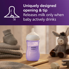 Philips Avent Natural nipple close-up highlighting anti-colic valve design