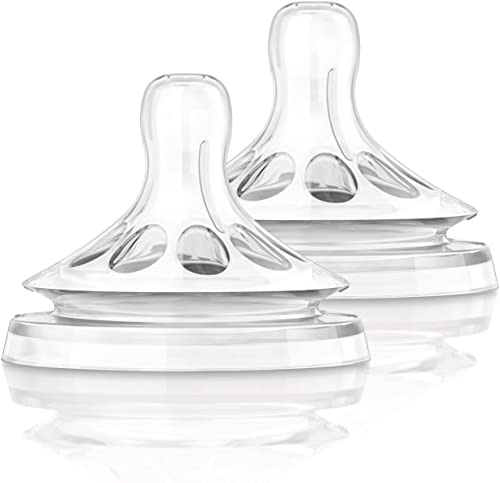 Philips Avent Natural fast flow nipple with wide breast-shape design supports natural latch during feeds
