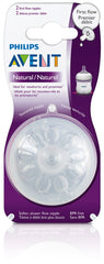 Philips Avent Natural nipple anti-colic valves vent air to reduce discomfort.