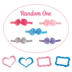 PHMOJEN headband adds a charming accessory to newborn milestone shoots.