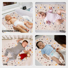 PHOEBUS BABY 20x28 inch changing mat provides ample space for babies.