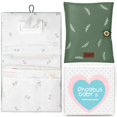 PHOEBUS BABY diaper bag organizer folded compact view shows portability and storage efficiency
