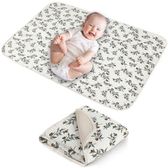 Phoebus Baby diaper changing pad top surface with soft muslin for gentle baby skin.