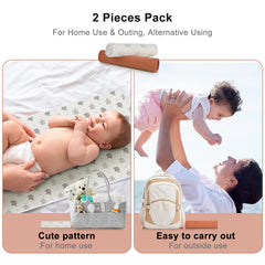 PHOEBUS BABY changing mat wipe-clean surface shown flat for easy sanitation.