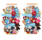 PHOENANCEE stuffed animal storage organizers on wall reduce clutter and create tidy play spaces.