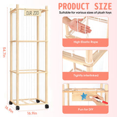 PHOKID 56In Zoo Tower with wheels showing mobile organization