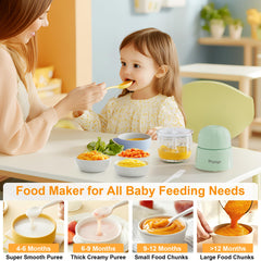Phydge baby food maker lid-seal shows spill-proof performance during nightly prep.