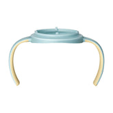 Pigeon blue bottle handles install easily on PPSU bottle neck for secure use.