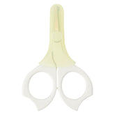 Pigeon Baby Nail Scissors with round tip for gentle grooming.