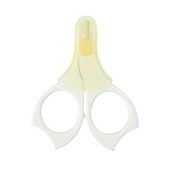 Pigeon baby nail scissors rounded tip for safe infant grooming.