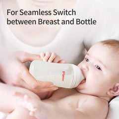 Pigeon PP streamlined body image emphasizes ergonomic grip for comfortable holding.