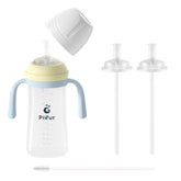Piifur Sippy Cup No-Spill Blue keeps drinks mess-free during playtime