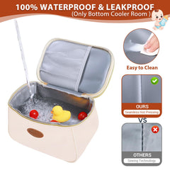 PIIOSER breast milk cooler bag inner liner highlights waterproof, leakproof protection
