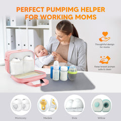 PIIOSER Breastmilk Cooler Bag cooler compartment keeps milk cold with included ice pack