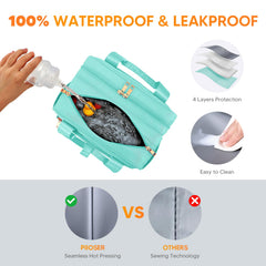 PIIOSER mesh-zipper-pocket highlights storage for bags or cables