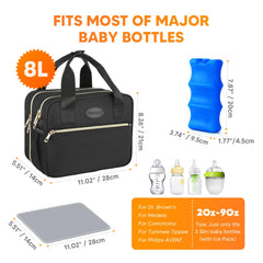 PIIOSER wearable-pump-bag padded pouches protect pumps during travel