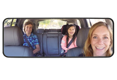 Pikibu Family Car Mirror 360-view delivers full interior visibility for kids.