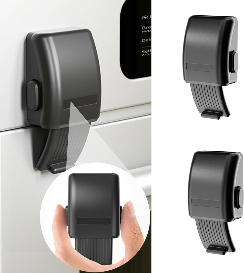 PILISPARK oven lock front view: a sleek child-safety latch for kitchen safety.