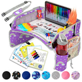 PILLANI Kids Travel Tray on car seat keeps snacks within reach for mess-free trips.