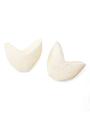 Pillows For Pointes Lambs Wool Pillow in cream, large size for toe alignment and comfort.