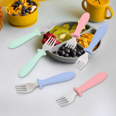 Pimoys kids utensils are dishwasher-safe for quick cleanup.