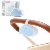 Pinkart Rechargeable Stroller Rocker attachment showing universal fit with multiple strollers.