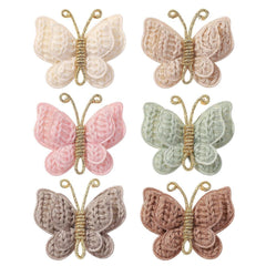 Pinkoriart baby girl butterfly clip packaging for delicate hair, stylish and gentle.