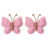Pinkoriart butterfly hair clip peach — lightweight accessory gentle on delicate hair.