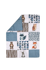 Pinnkku crib skirt hides under-crib storage and keeps nursery tidy