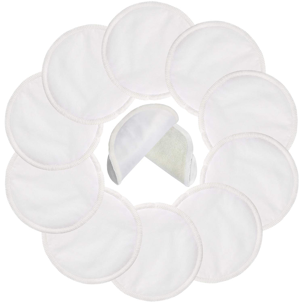 PINOWU nursing pads pack front view, 10-pack for everyday protection and comfort