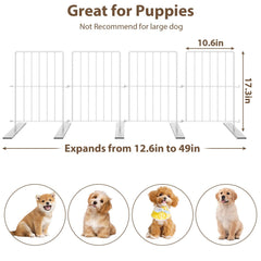 PINPON expandable gate length extension demonstrating flexible doorway fit