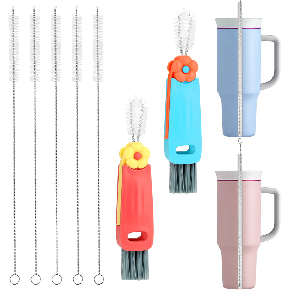 Pinsit straw-cleaner-stanley-pack with extra-long reach for thorough bottle cleaning