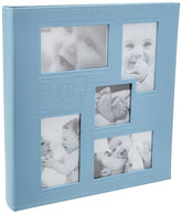 Pioneer collage frame embossed baby cover highlights a keepsake-friendly design for baby memories