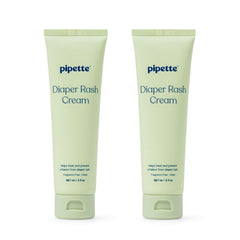 Pipette Baby Diaper Rash Cream jar front, unscented protection for sensitive skin