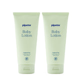 Pipette baby lotion fragrance-free bottle showing gentle hydration for sensitive skin.