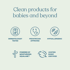 Pipette Baby Oil is applied to hands for a soothing massage.