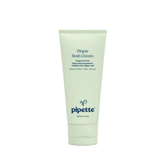 Pipette Diaper Rash Cream bottle fragrance-free for sensitive skin and barrier protection.