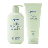 Pipette fragrance-free baby shampoo wash pour gentle cleansing for delicate hair and skin